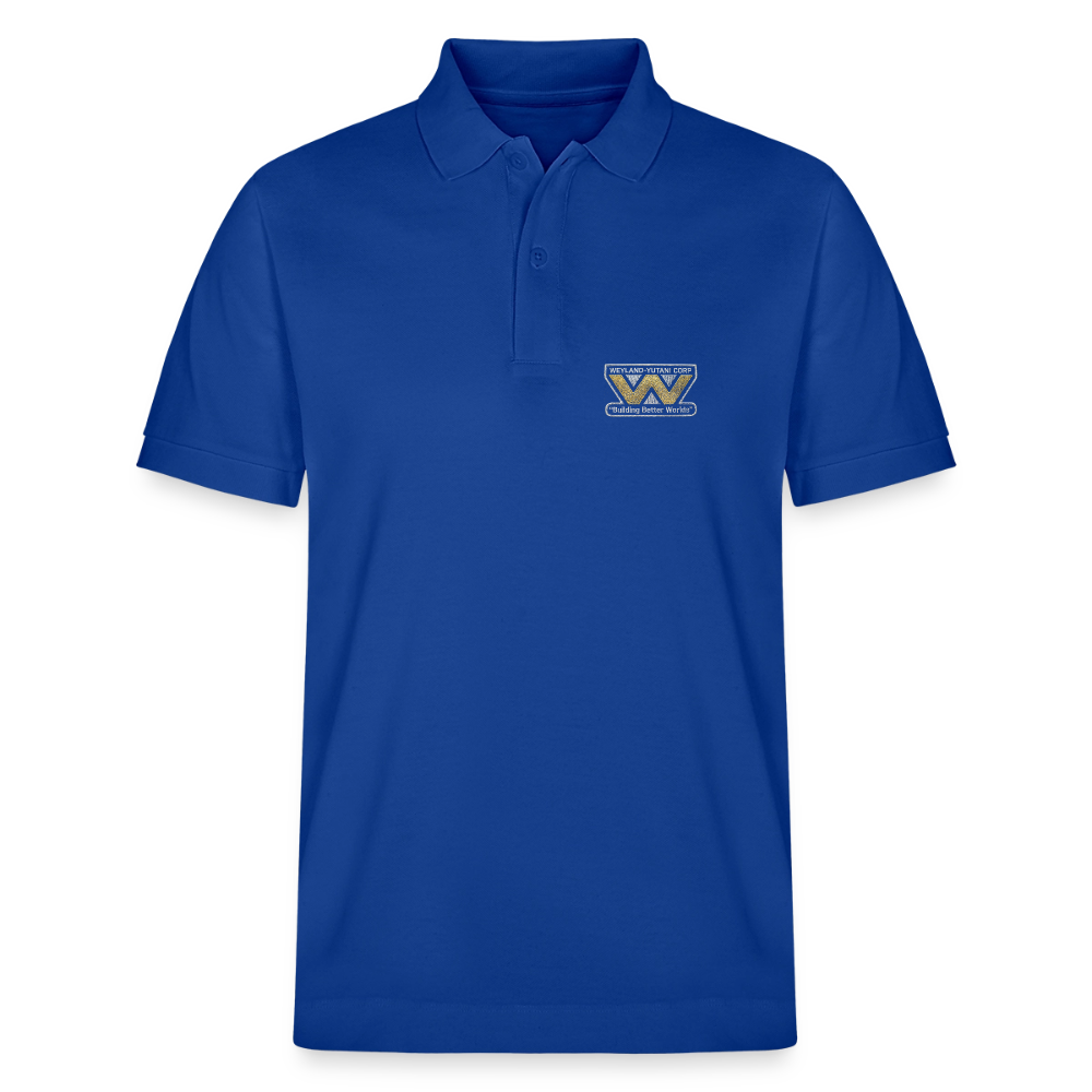 Organic Polo Shirt WY - majorelle blue