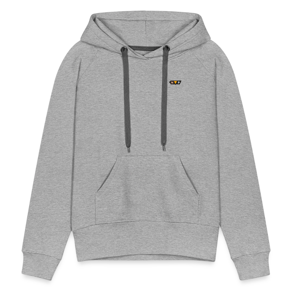 Dames Premium Hoodie - heather grey